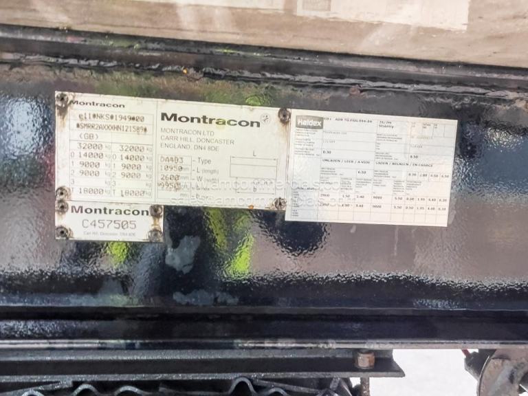 MONTRACON 4043mm TWIN EVAP FRIDGE TRAILER 