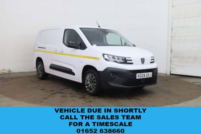 2024 Peugeot Partner 1.5 BlueHDi 100 Asphalt Van PANEL VAN DIESEL Manual