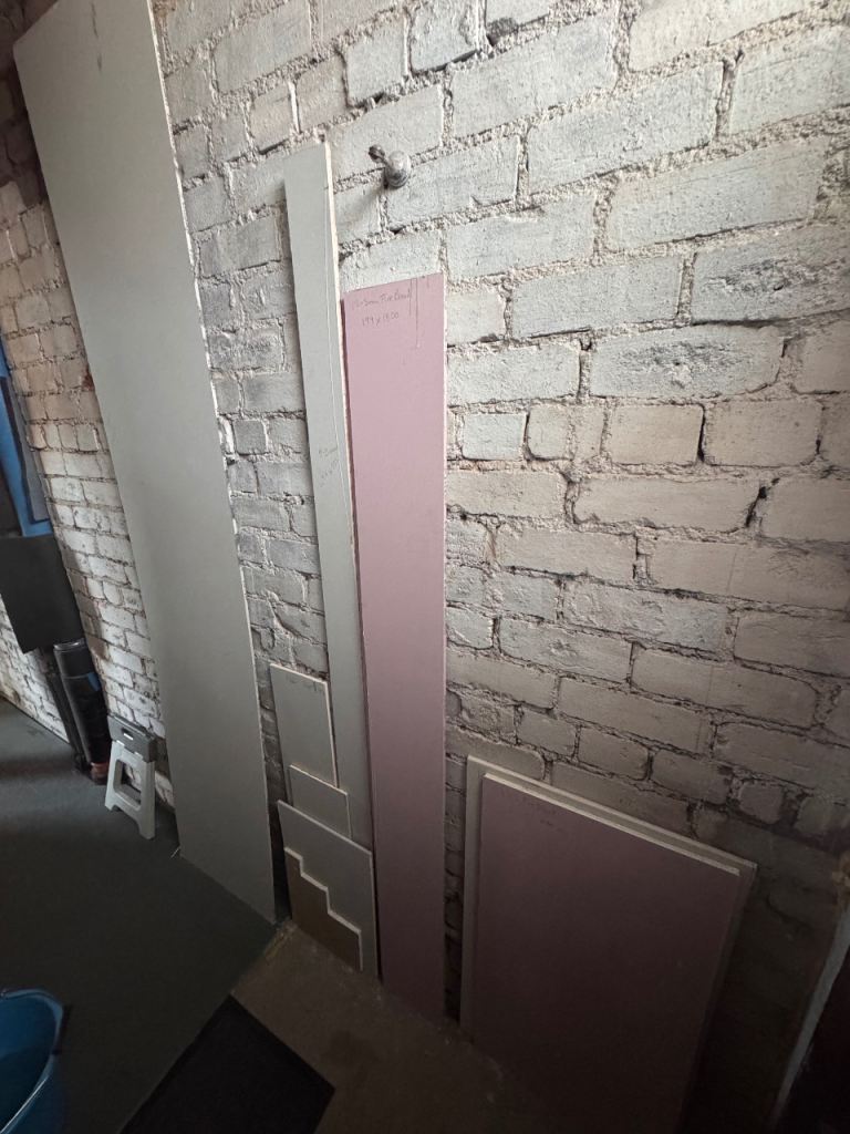 Various Plasterboard and Fire Board Sheets – Good Condition