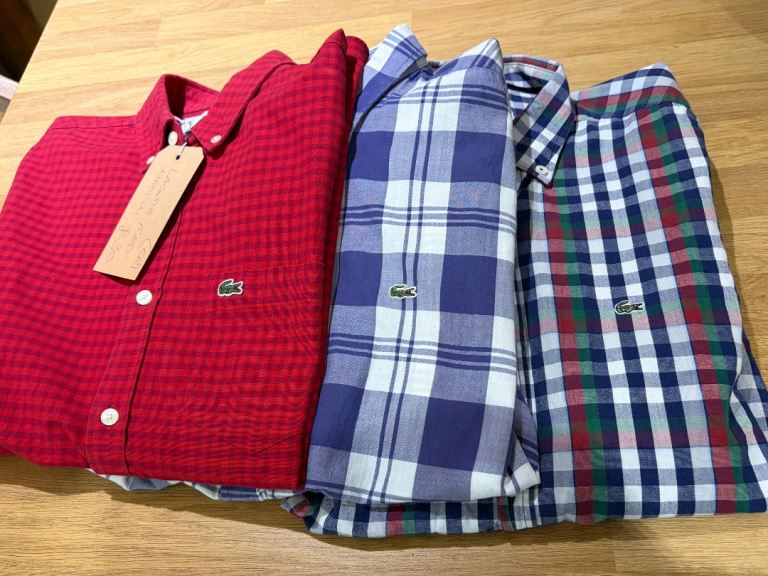 Retro Lacoste shirt medium £25 