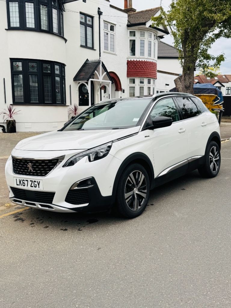 Peugeot, 3008, Hatchback, 2018, Manual, 1560 (cc), 5 doors . FULL GT LINE IN PEARL WITH 
