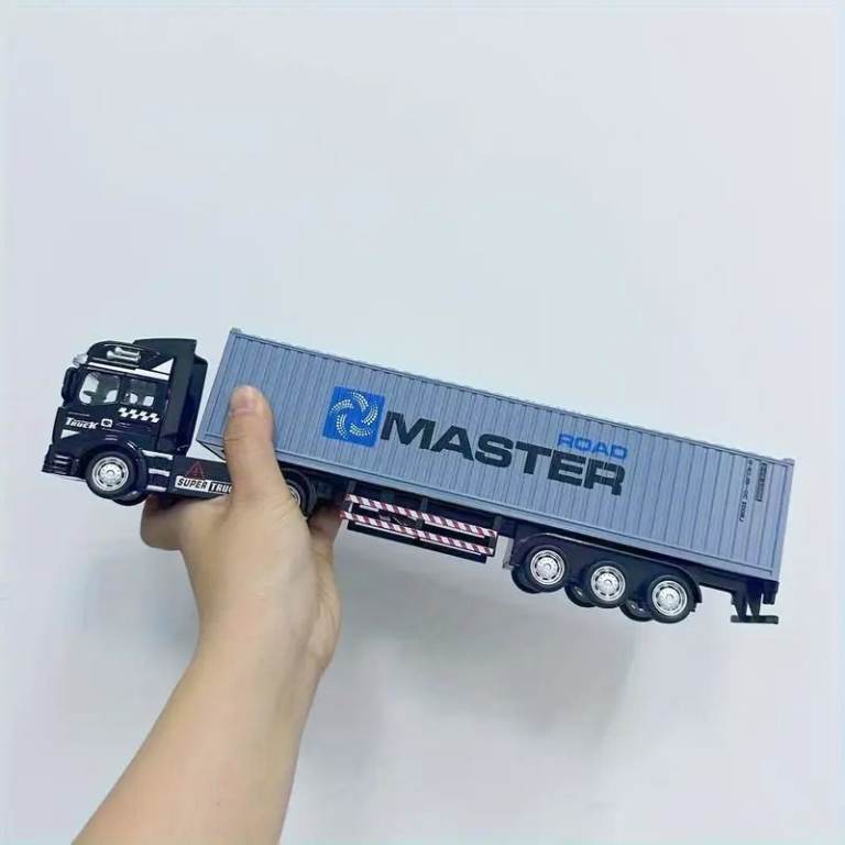 quality detailed 1/48scale 12.6 inch long 10 wheeled articulated trucks in 4 colours  new in box