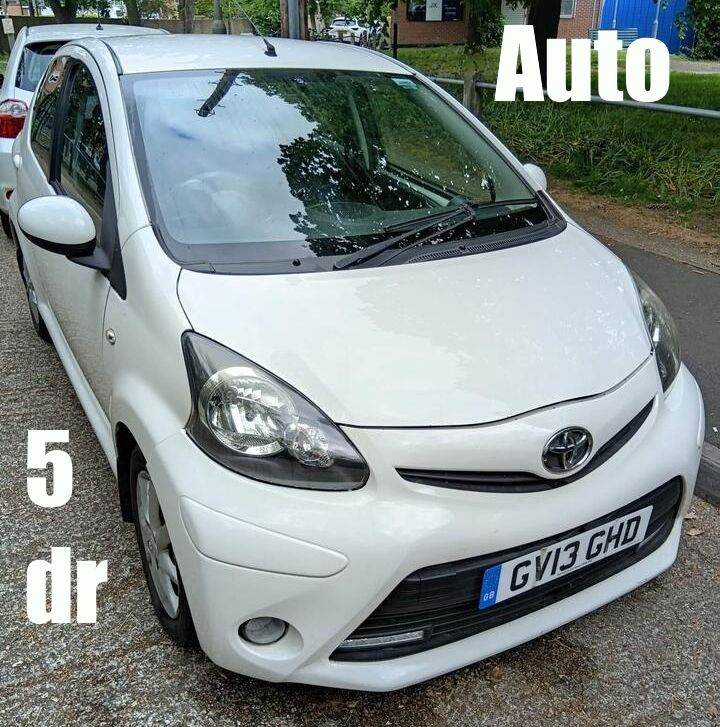 Toyota AYGO, 2013, Auto, £20 tax, 5 door⁰s, ULEZ free, high mpg, 998 (cc)