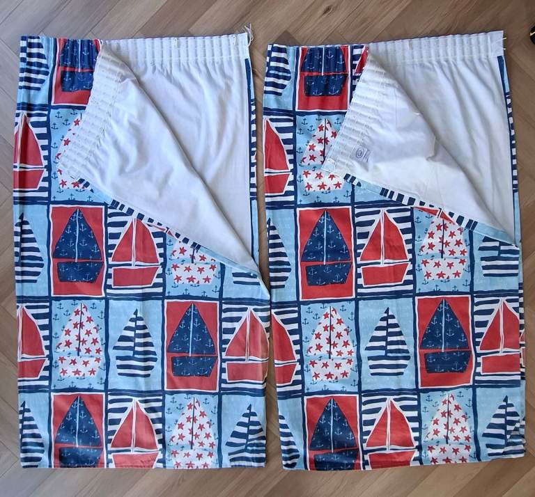 Laura Ashley lined curtains