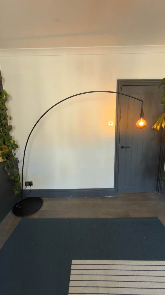 IKEA SKAFTET Floor Lamp + SILLBO Copper LED Bulb