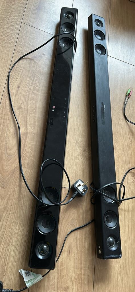 Two Lg Dolby Bluetooth soundbars - work fine - 25 pounds each 