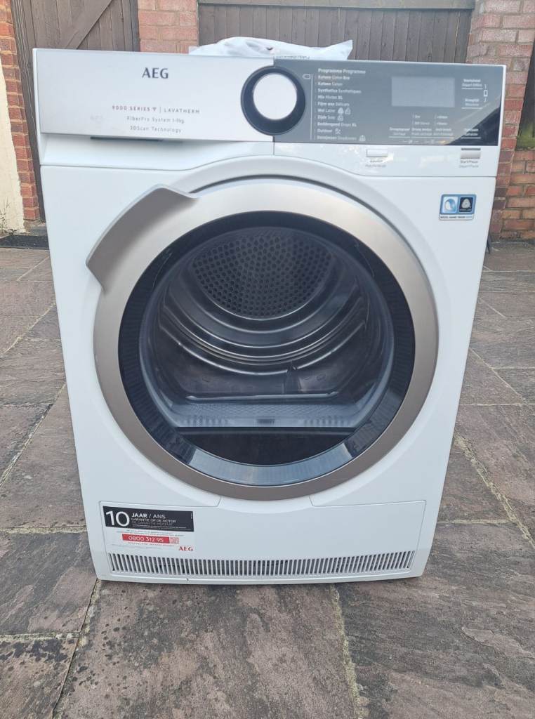 ✨ AEG 9000 Series Tumble Dryer – FiberPro & 3DScan Technology | £200