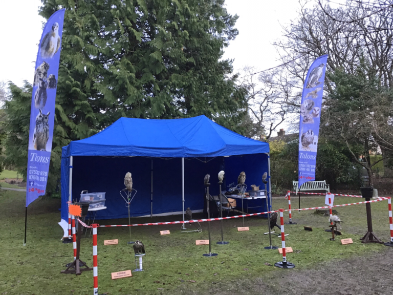 Gala Tent Professional 6M x 3M pop up in blue.