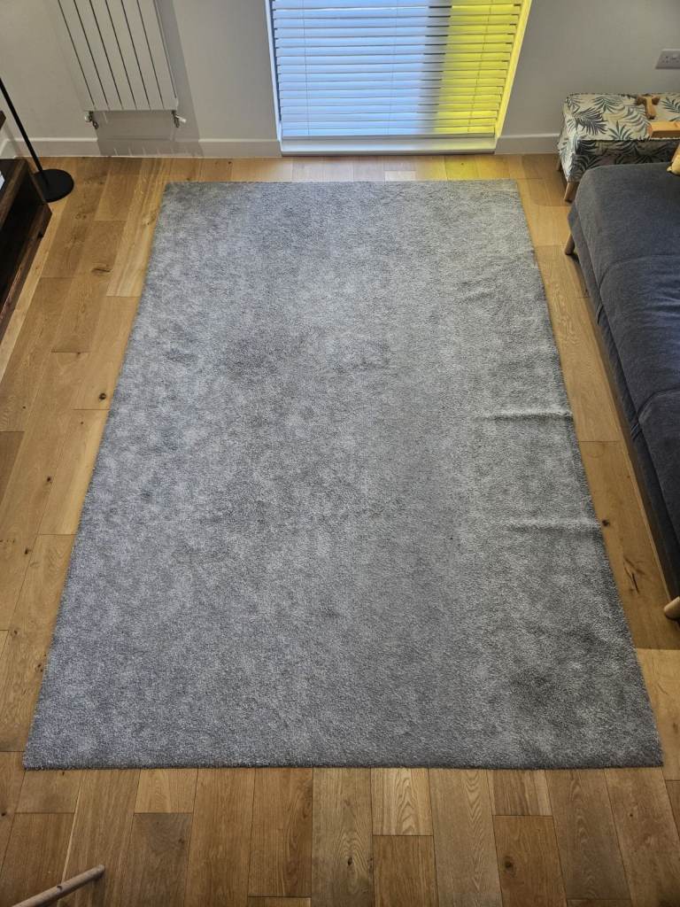 Grey IKEA Rug – 200 cm x 300 cm | Good Condition