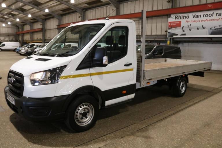 2022 Ford Transit 2.0 350 EcoBlue Leader RWD 130 BHP L5 Extra LWB Dropside Lorry Euro 6 ULEZ  Dro...