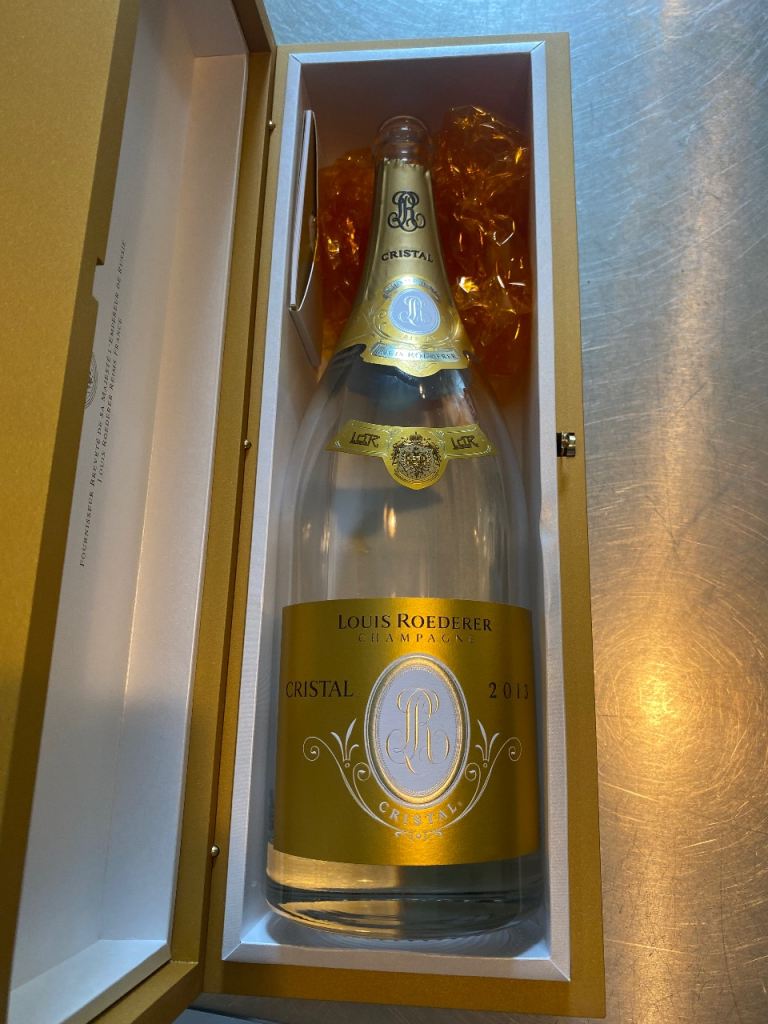 Louis roederer 2013 bottle and box EMPTY