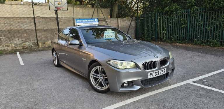 BMW 5 SERIES 520d M-Sport Auto Saloon 2013 Euro-6 *1 Year Warranty*