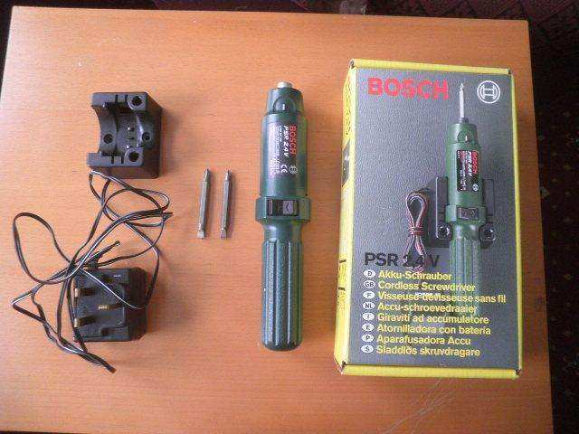 Bosch Cordless Screwdriver – PSR 2.4 V – Brand New & Boxed
