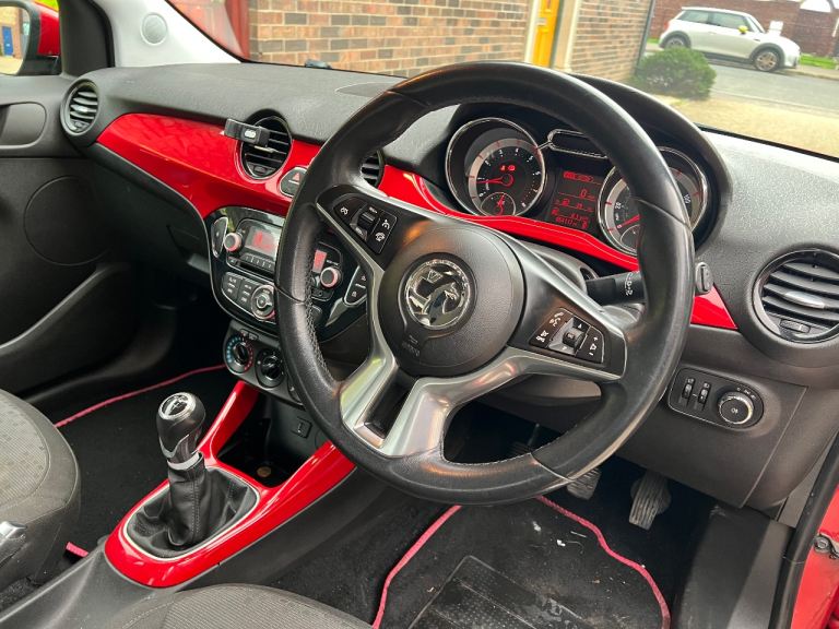 ***VAUXHALL ADAM 1.2 70 BHP RED HATCH 2015***LOW MILEAGE 65K!***IDEAL FIRST CAR!***SWAP PX***