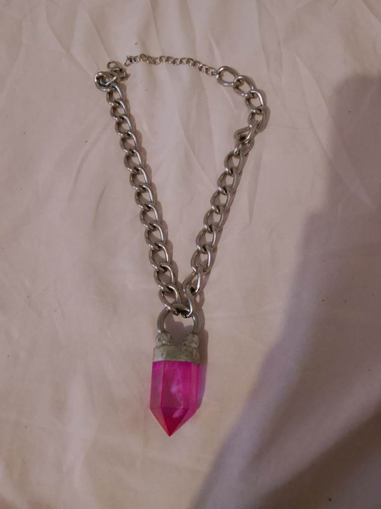 Crystal chain necklace 
