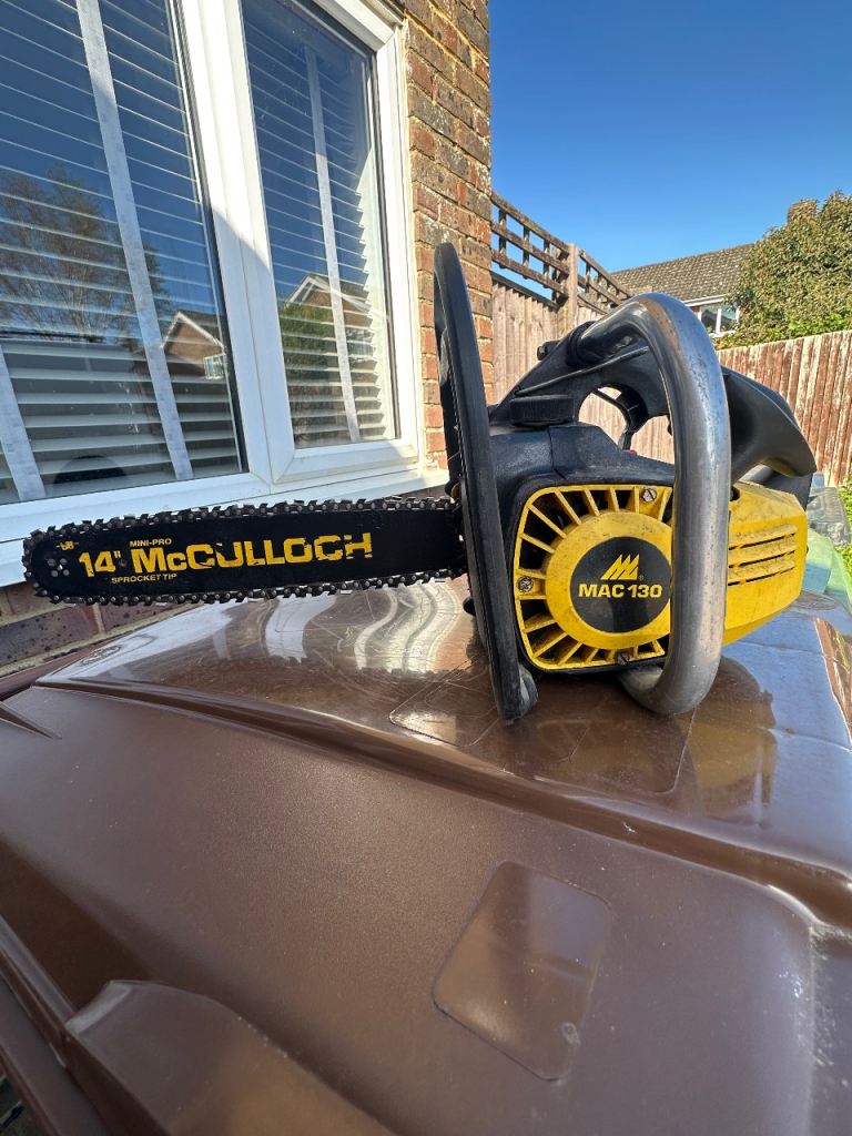 🌟McCulloch Mac 130 Topping Chainsaw Works Great!🌟