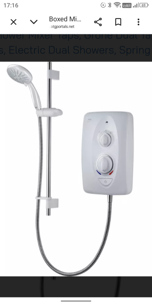 Mira 8.5 electric shower,no longer needed paid £140 new.not used.