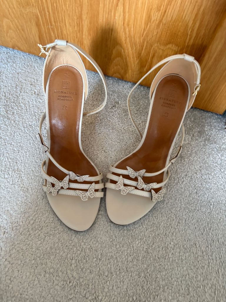 Leather next nude sandals for sale 