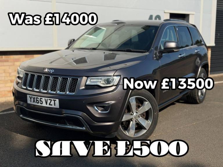 2015 Jeep Grand Cherokee 3.0 V6 CRD Overland SUV 5dr Diesel Auto 4WD Euro 6 (247 bhp) ESTATE Dies...