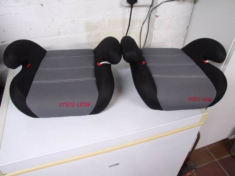 Two 'Mini Uno' Childs Car Booster Seats (Available Singly or as a Pair)