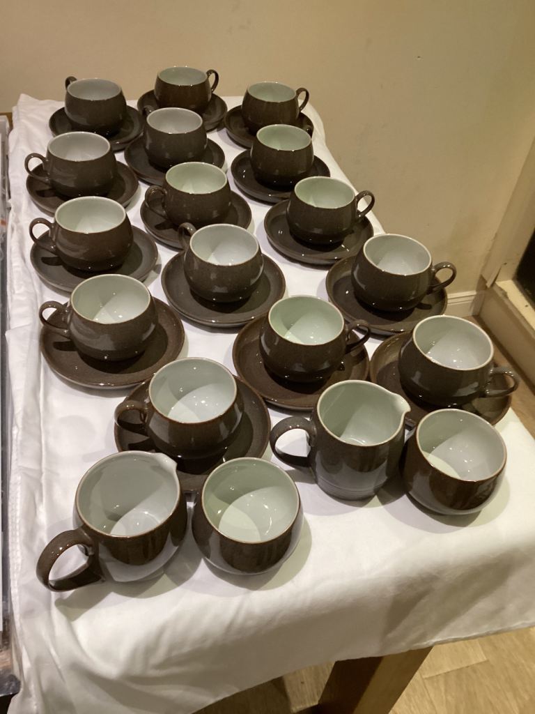 Denby cups and saucers