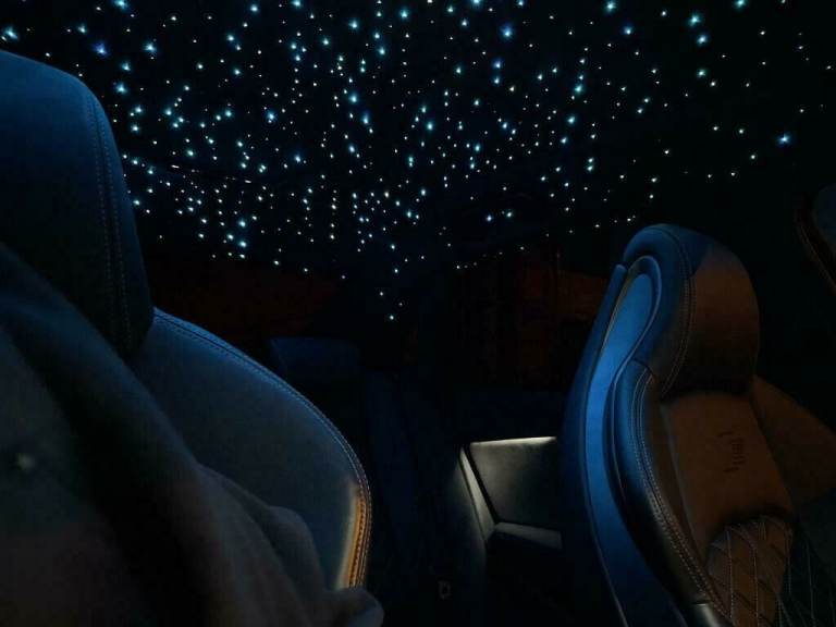 Unique luxury starlight roof car office weddings installation