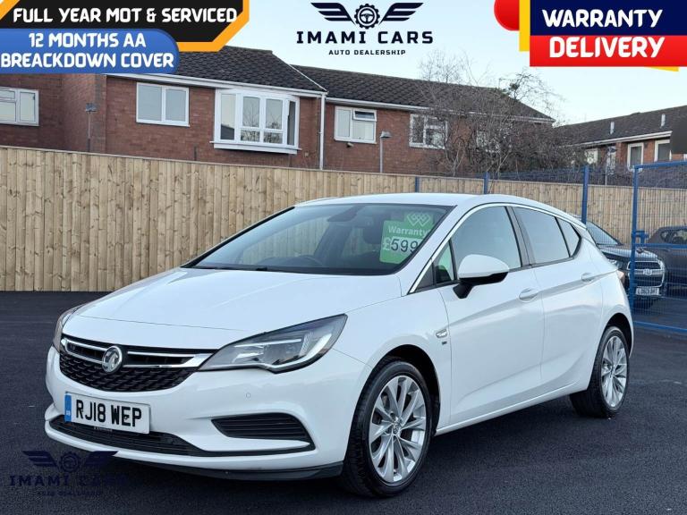 2018 Vauxhall Astra 1.4i 16V SE 5dr   MANUAL PETROL 61K MILES FRESH MOT TIMING CHIAN DONE HATCHBA...