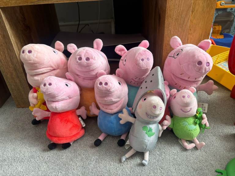 Peppa pig teddies and toys