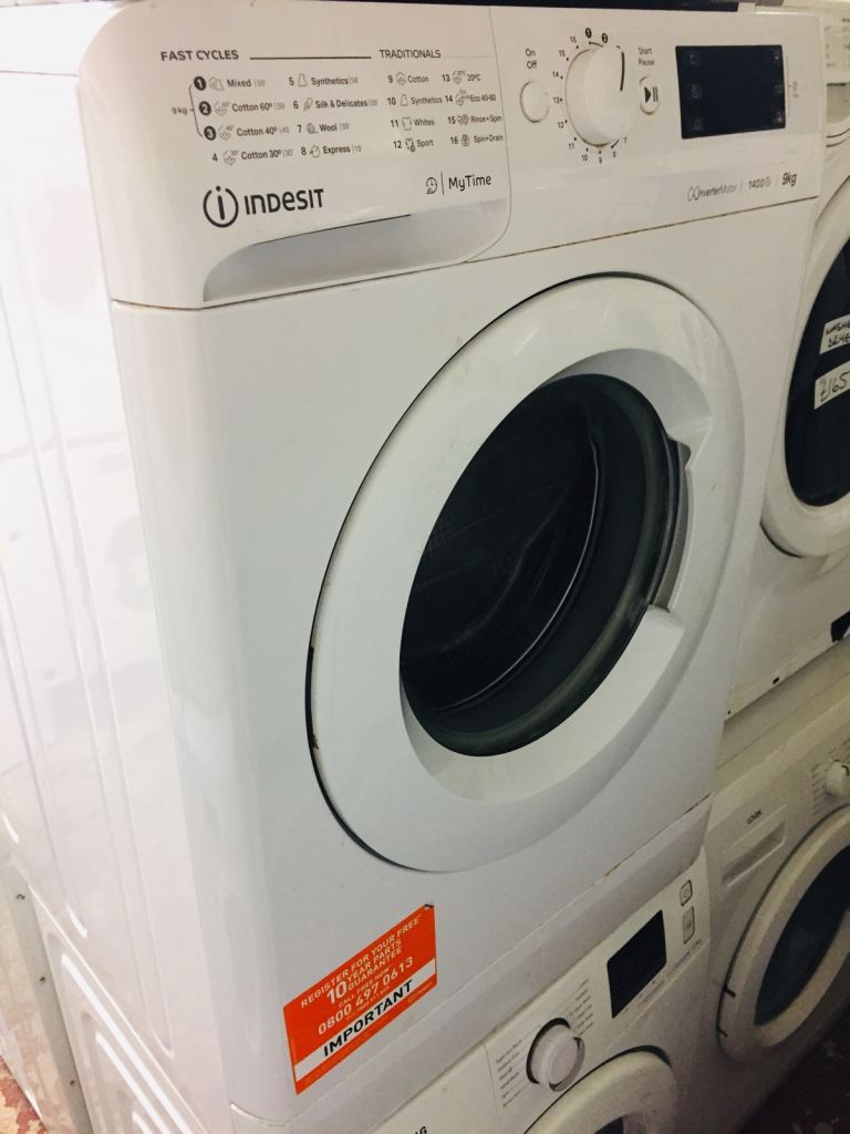 🚚Indesit 9kg load big size drum washing machine can deliver £99