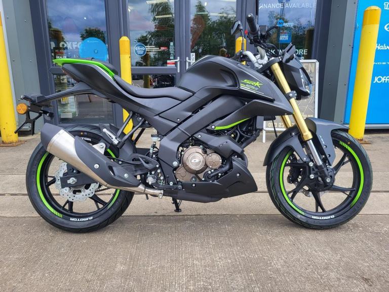 QJ Motor SRK 125 S - Black / Green - BRAND NEWS