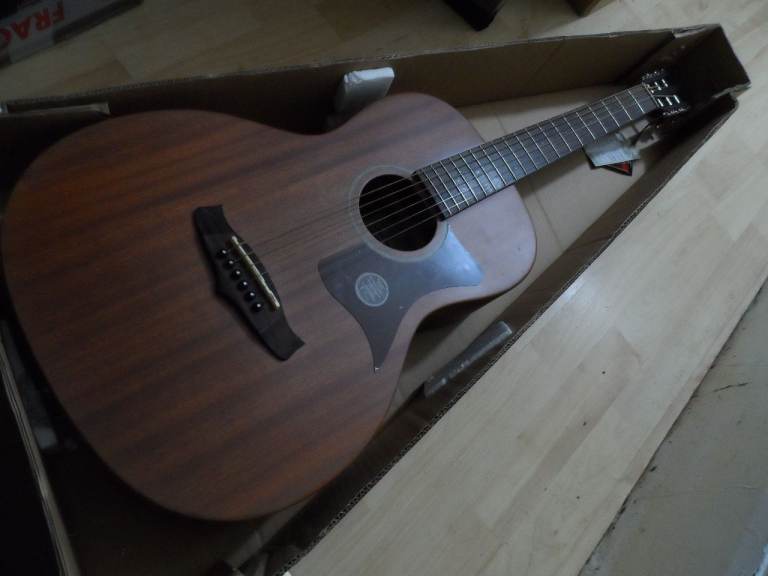 parlour steel string solid mahogany top and back tanglewood tw133 asm 