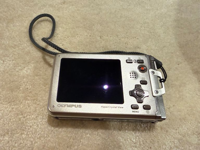 Olympus Tough Digital Camera - Silver, Good Condition