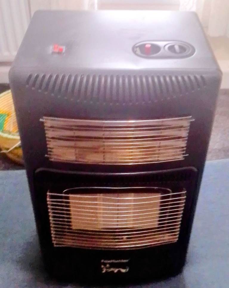Portable Home Butane Fire Calor Gas Cabinet Heater With Regulator Hose