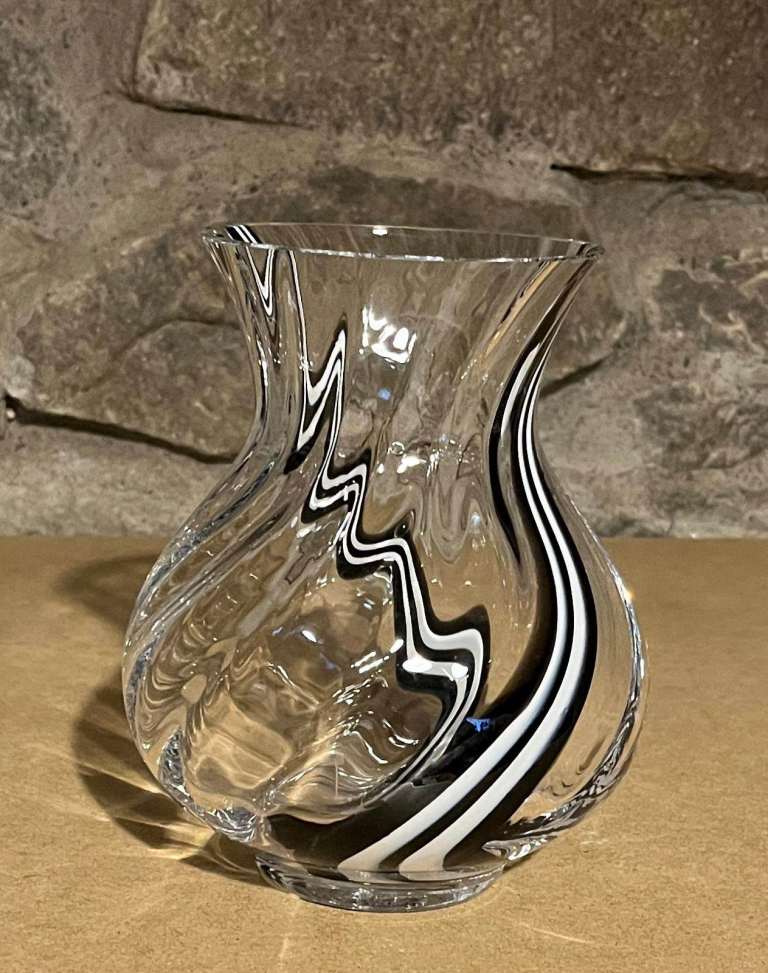 image for Zebra Stripe Heavy quality Vase