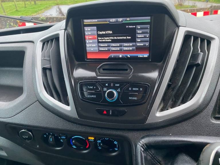 2016 66 FORD TRANSIT 2.0 350 ECOBLUE NO VAT SAT NAV VAN FWD L2 H2 EURO 6 (130 PS