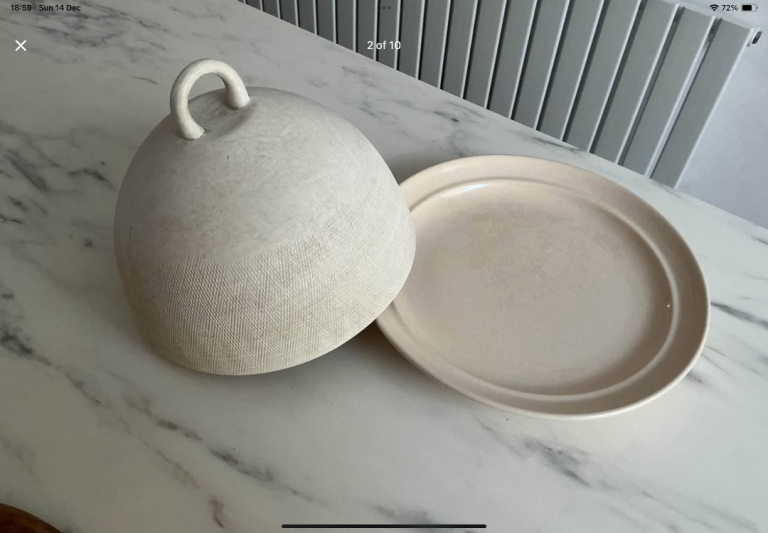 BROSTE Copenhagen Kitchen Storage Stoneware Dome