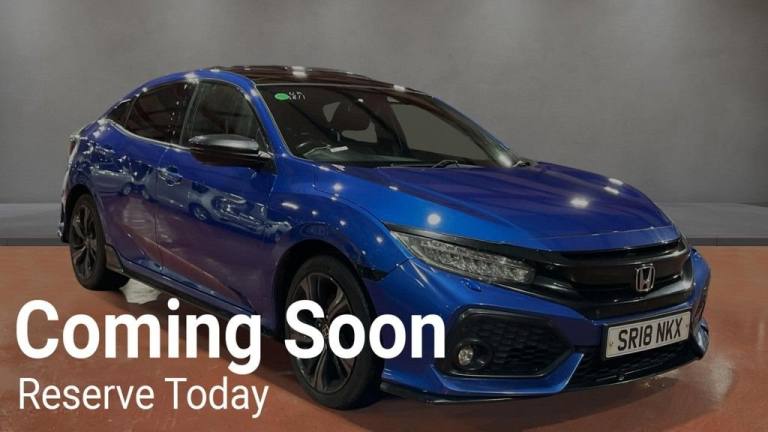 2018 Honda Civic 1.5 VTEC Turbo Sport Plus 5dr CVT HATCHBACK PETROL Automatic