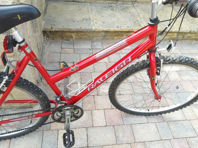 Raleigh 21 gear Mantis Mountain Bike – Red, Good Condition