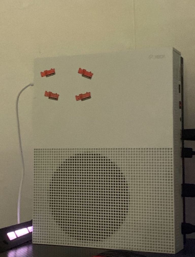 Xbox One S with LED Controller – White, Good Condition