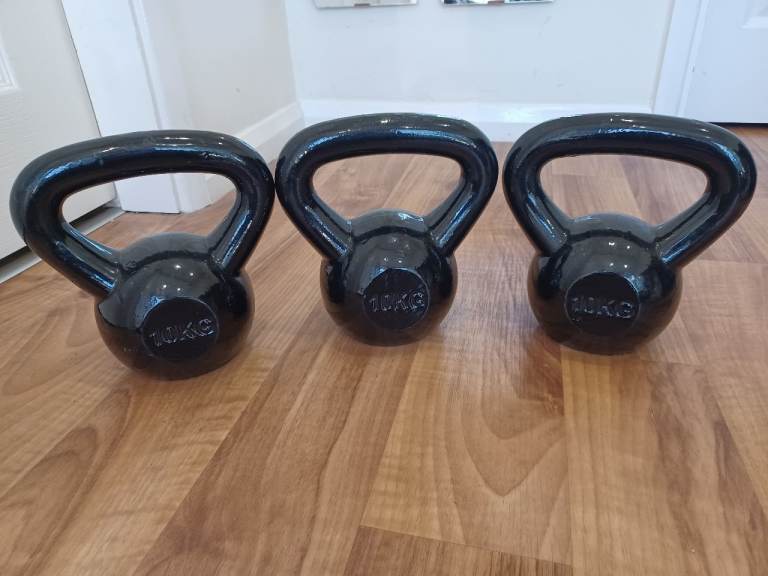 10KG CAST IRON KETTLEBELLS - BRAND NEW UNBOXED- Priced Per Kettlebell