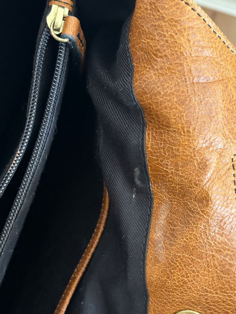 M&S Tan Leather Handbag