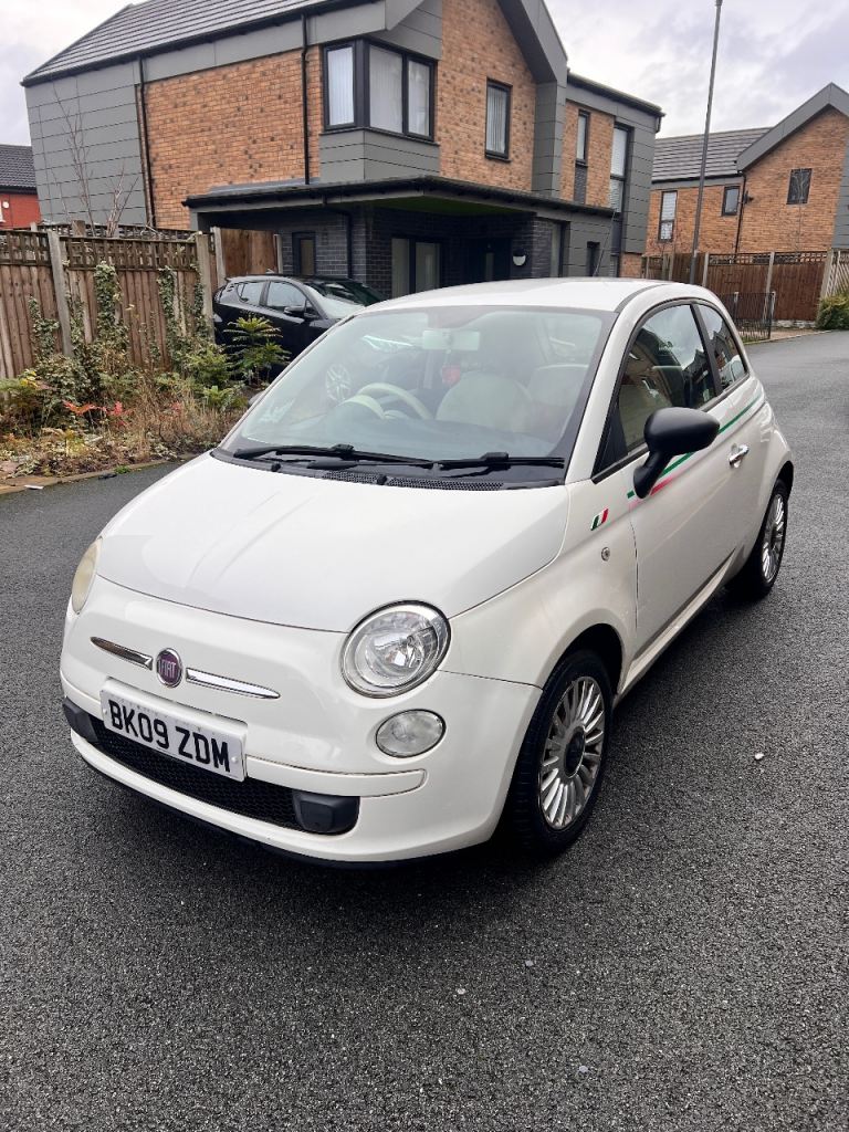 Fiat, 500, Hatchback, 2009, Manual, 1242 (cc), 3 doors