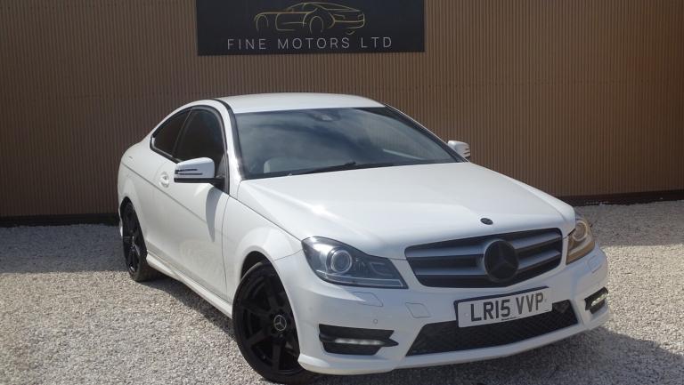 MERCEDES-BENZ C CLASS 2.1 C220 CDI AMG Sport Edition White Auto Diesel 2015