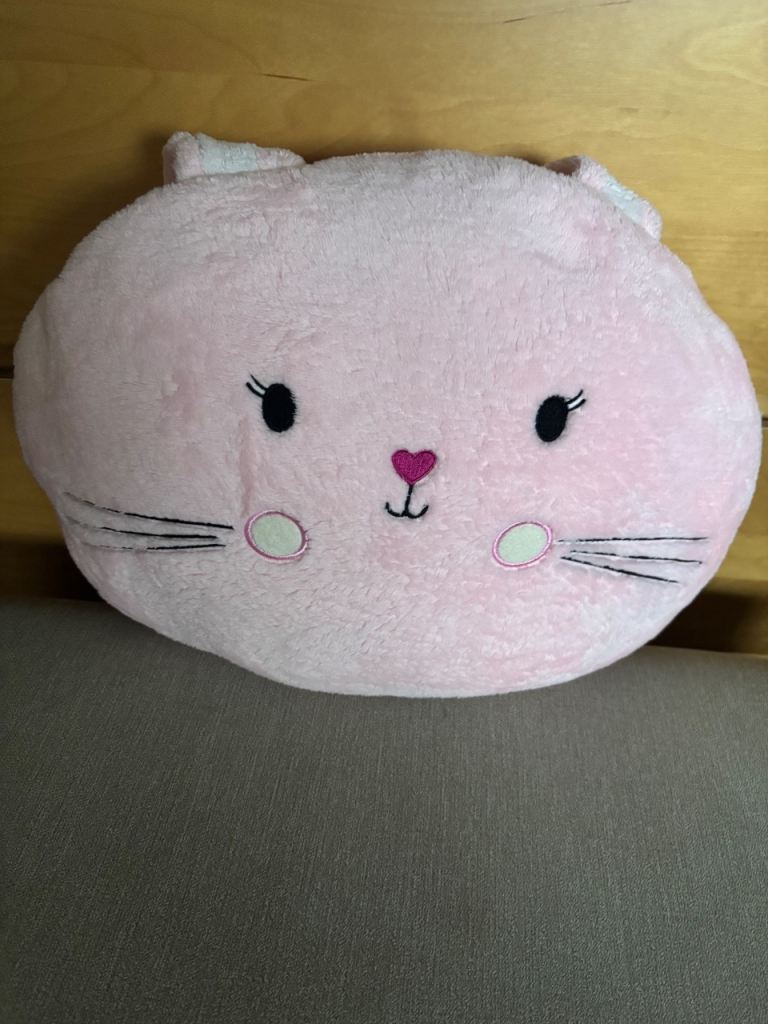 Cute Pink Bunny Pillow Cushion – As New