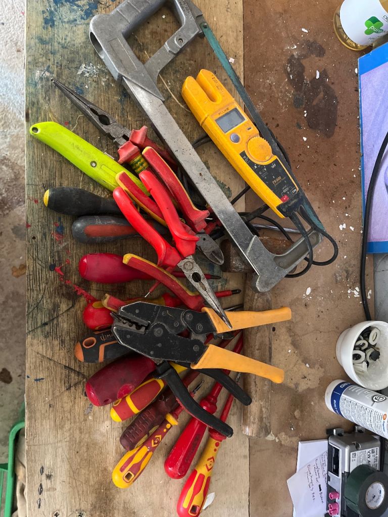 Job Lot of Various Hand Tools - Saw, Screwdrivers, Pliers