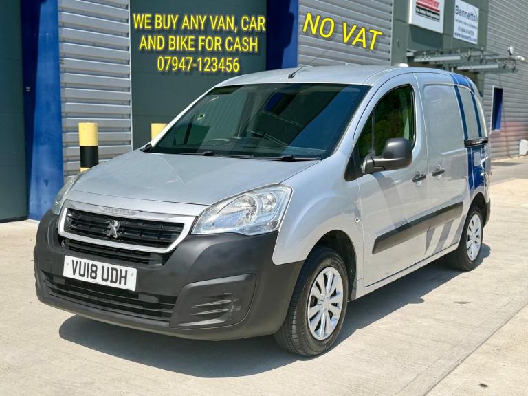 2018 (18) PEUGEOT PARTNER 625 SE 1.6 BlueHDi 75 Van **55000** MILES ONLY