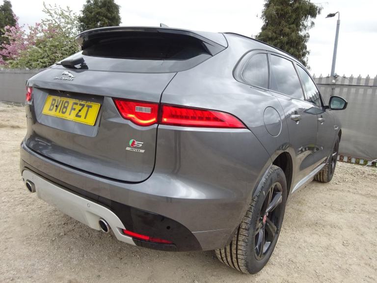 2018 18 REG JAGUAR F-PACE V6 S AWD D AUTO DAMAGED REPAIRABLE SALVAGE