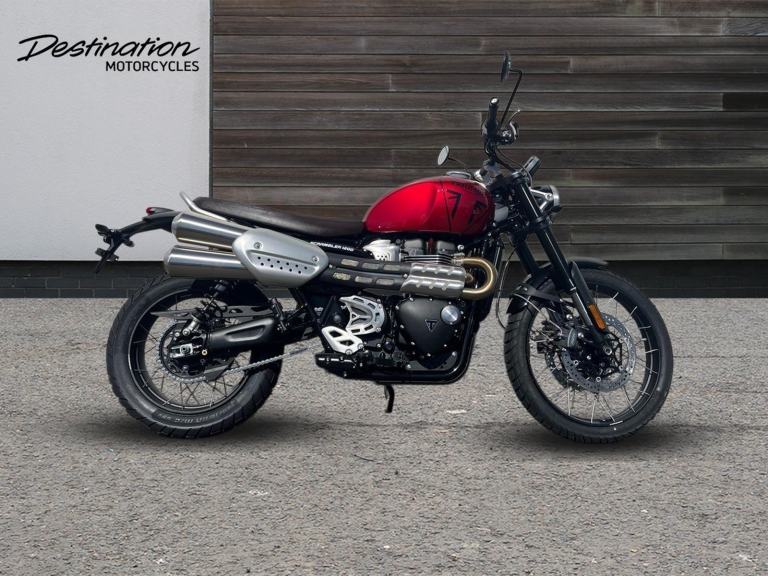 2025 Triumph Scrambler 1200 X Petrol red 6 Speed