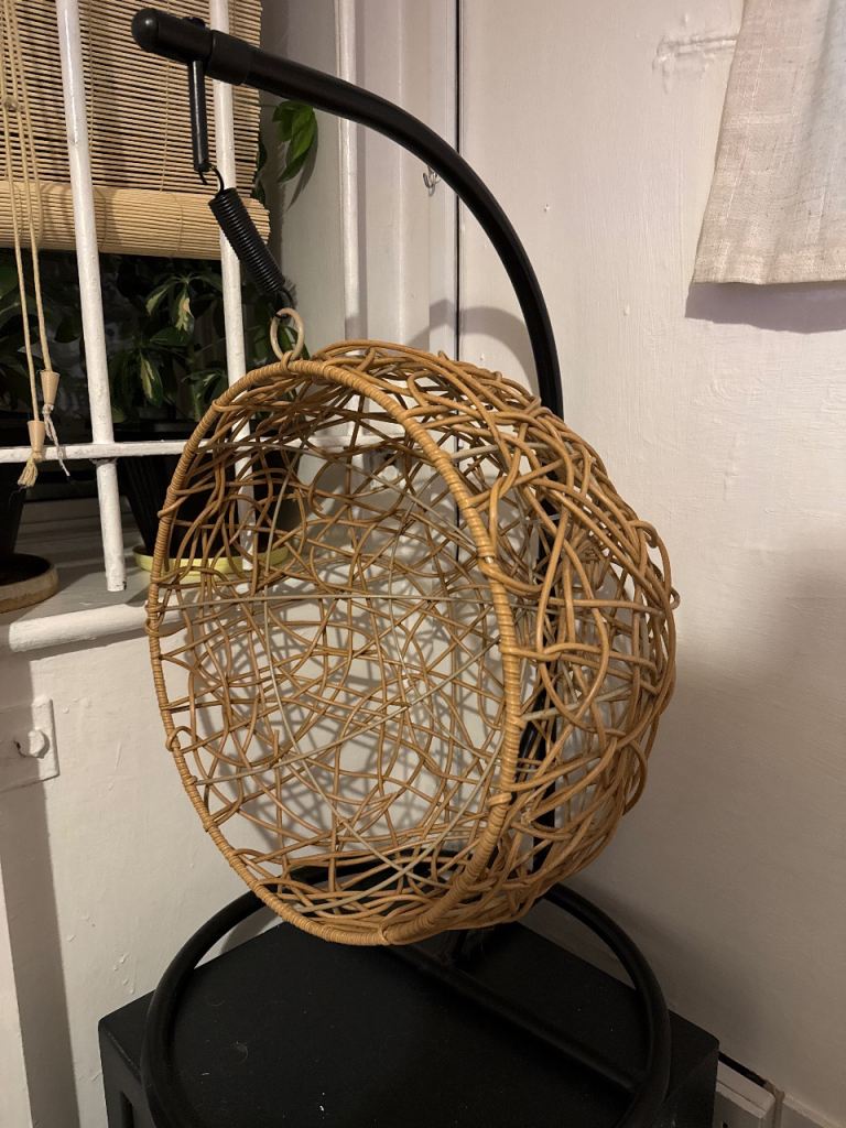 Cat or small dog egg chair