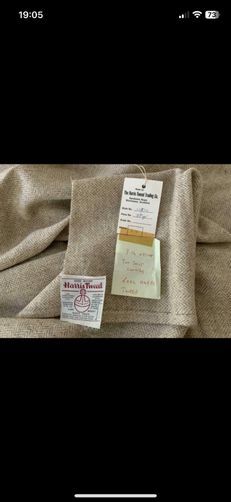 Harris Tweed BNWT Fabric 316cm By 74cm - 2 skirt lengths NEW 